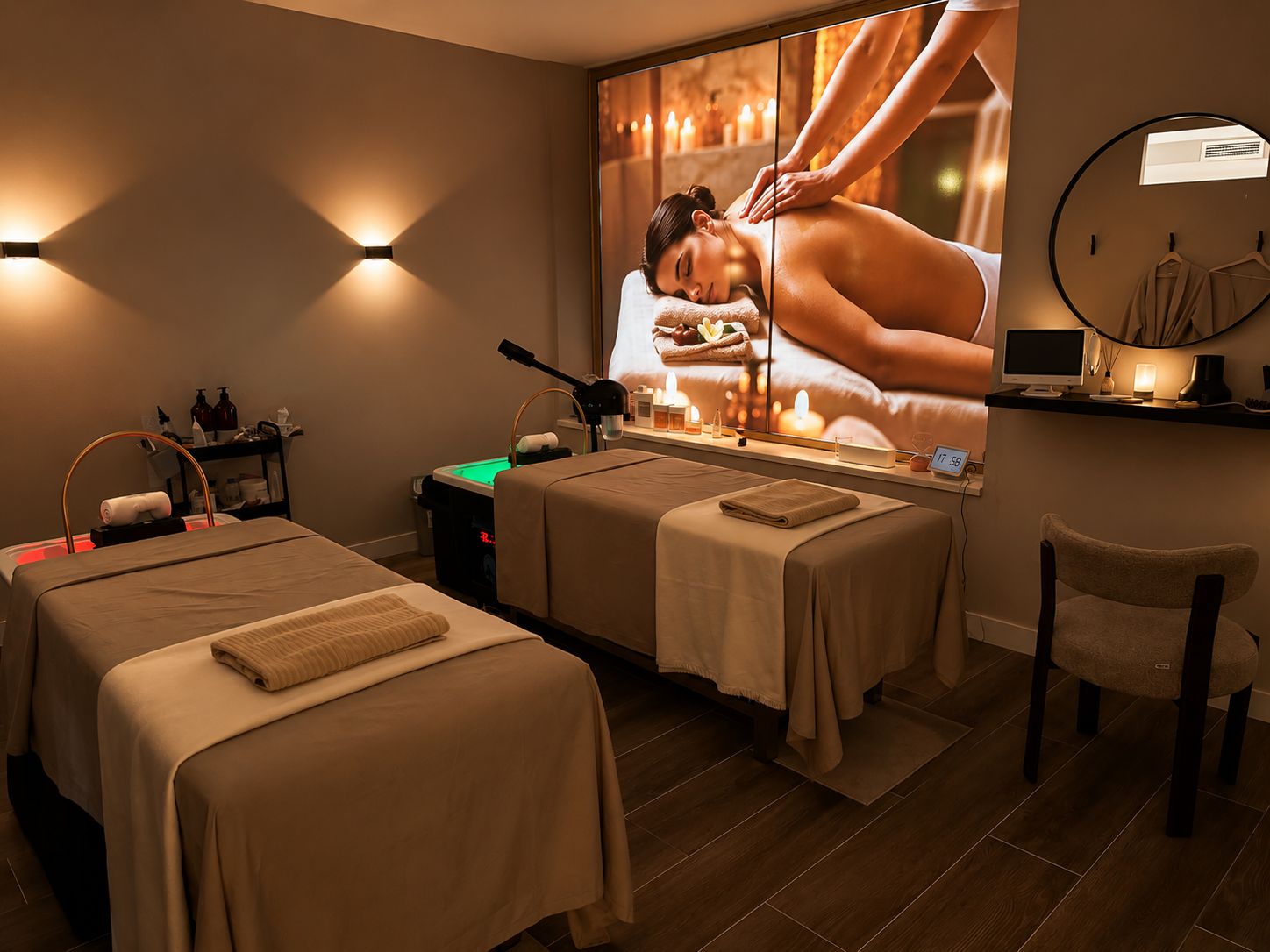 Cabina privada de Head Spa en SILENCIUM Spa Capilar Tarragona